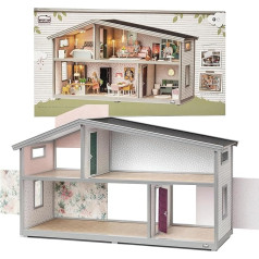 Lundby 60-102100 Doll's House Life Kit DIY Doll's House Doll Villa 2 Storey 4 Rooms 75 x 26 x 39 cm Miniature House Classic Sweden from 4 Years 11 cm Dolls Mini Dolls 1:18