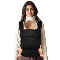 Tuocal Newborn to Toddler Baby Carrier Ergonomic Comfortable Lightweight Easy to Put On Improved Lumbar Adjustable Head and Neck Support Baby Carrier for 3-36 Months 3.6-20