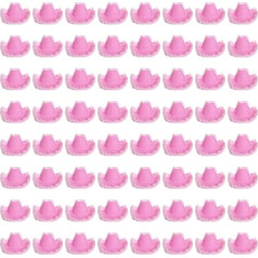 Marabou Cowgirl Hat Adult 1 Piece Cowboy Hat with Marabou Trim Fluffy Feather Trim Cowgirl Hat Hen Night Western Party Costume Accessories