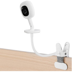 iTODOS Baby Monitor Mount Compatible with Nanit Pro Smart Baby Monitor & Flex Stand Baby Monitor, 8 Inch Flexible Arm Monitor Mount, Attach Your Baby Cam Wherever You Like