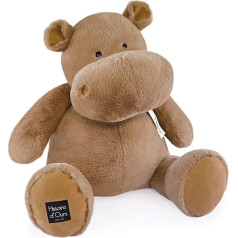 Histoire d'ours - Hippo Plush Toy - Hippo - Warm Chocolate - 85 - HO3205