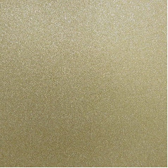 Best Creation 12 x 12-inch Glitter Cardstock, Pack of 15 Sheets, Gold Leaf