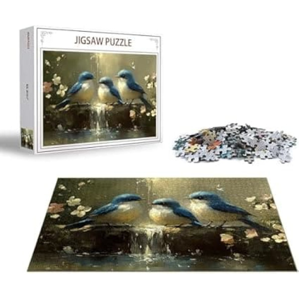 Puzzle Blume Puzzle 1000 Teile Tier Holzpuzzle Erwachsene, Premium Quality Klassische Wooden Lernspiel, DIY Klassische Spaß Jigsaw Erwachsene, Challenging Game Jigsaws für Wohnkultur Geschenk x-1388