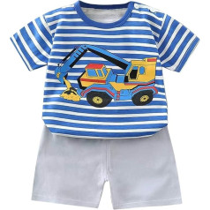 2025 Summer Boys and Girls Cute Tracksuit Activewear Short Sports T-Shirt Shorts Elastic Waist Shorts Elastic Waistband Clothing Sets for Gifts Teenagers
