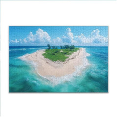 Puzzle 1000 Teile Frühling Ozean Puzzle Erwachsene Anspruchsvoll, Klassische Holzpuzzle Erwachsene, Puzzlespiele für Die Ganze Familie, Wooden Jigsaw Puzzel ab 14 Jahre für Junge Mädchen Geschenke V-0
