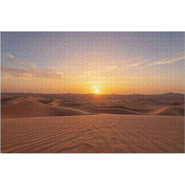 Wood Puzzles Für Erwachsene Und Kinder,Sahara Desert Puzzle Spielzeugset, Familienspiele Home Decor Geschenk 1000 PCS