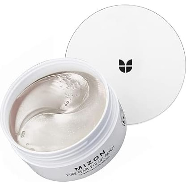 [MIZON] PURE PEARL EYE GEL PATCHES (x60) Korean Skincare - Eye Contour Gel Plasters - Anti-Wrinkle and Dark Circles - 90% Natural Ingredients