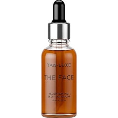 Tan Luxe THE FACE Selbstbräunungstropfen, mittel/intensiv (30 ml) Fügen Sie Bräunungstropfen zur Hautpflege hinzu, für eine individuelle Gesichtsbräune, tierversuchsfrei und vegan