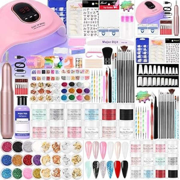 Nail Cutter for Gel Nails with UV Lamp for Gel Nails Set, Nail Cutter, Nail Accessories, Acrylic Powder, Nail Files, Nail Studio Set for UV Nail Design, Gel Nails, Nail Set, Nail Art, Gifts Women