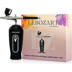 Airbrush Nail Aerograph Kit Complete Tutorial Exclusive Nail Art Professional Wireless Air Compressor High Performance Flawless Precision Easy to Use Long Life