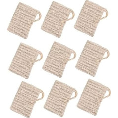 20 Stück Netz Spülmittelspender Seifenbeutel Seifensäckchen Aus Sisal Hausgemachte Seife Blockseife Beutel Für Seifenwäscher Seifenverpackung Seifenspender Peelingbeutel Mit Seife