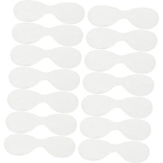 VICASKY 600 Stück Augenklappe Schüttgut Augenhautpflegepapier Schlafmaske Pads einwegmasken disposable face mask angenehmes Augenpapier feuchtigkeitsspendendes Augenfilmpapier Vlies Weiß