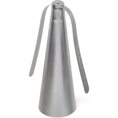 MIJOMA Fly wedler insect wedler: fly repellent for comfort indoors and outdoors, insect repellent with 360 degree protection, battery operated, soft and quiet, 25 cm (silver)