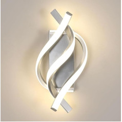 Comely LED Indoor Wall Light, Creative Silver Wall Lamp LED 22 W 2500 LM, Wall Light Indoor Modern for Living Room Corridor Stairs, Natural White 4500 K