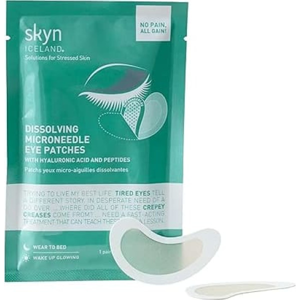 Dissolving Microneedle Eye Pads with Hyaluronic Acid & Peptides 1 Pair
