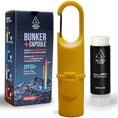 NOMAD FACE 50+ Pen Sun Stick for Extreme Sports UPF 50+ Anhydrous Formula [Yellow Sunrise]