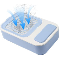 Nagelstaubsauger, 60W Starke Saug Nal Reinir Mit Mehrweg Filter Wenir Lärm Drahtlose Saur for Näl Polieren Nal Werkzeu, für Maniküresalon-Maschine