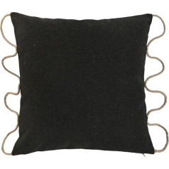 COJIN YUTE POLIESTER 45X15X45 420 GR. CUERDA NEGRO