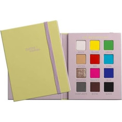 Neve Cosmetics ArtDiary Palette, 12 Pressed Pigments for Each Colour and Makeup | The Masterclass Palette