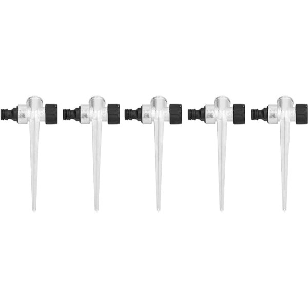 Lawn Sprinkler Spike, Spike Base for Metal Lawn Irrigation Sprinkler Connection Multiple Combinable Surface Sprinkler Garden Internal Thread Side External Thread Interface Balconies Yards Plants Walls