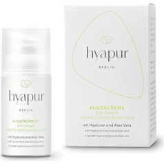 Green Eye Cream 15 ml - The Natural Eye Care - for Anti-Ageing Care with Organic Vegan Natural Cosmetics from Berlin