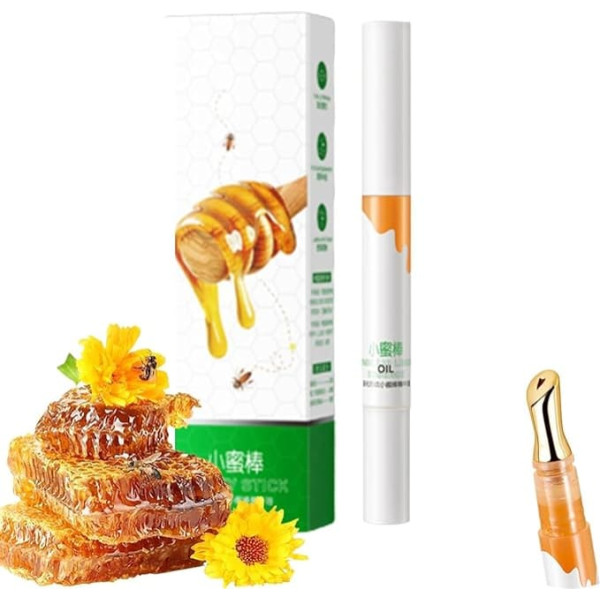 Clear, Colourless Lip Plumping Serum Honeydew Lip Plumping Serum Honey Moisturising Lip Plumping Serum with Honey Enriched Lip Oil