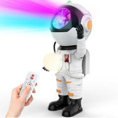 anysun Starry Sky Projector, Astronaut Galaxy Projector with Remote Control and Timer, Night Light Starry Sky for Bedroom, Children's Room, Room Decoration, Party, Gifts