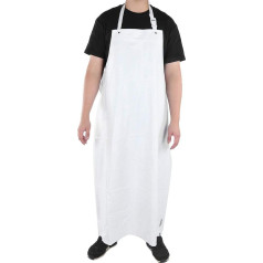 Pongnas PVC Protective Apron, Chemical Resistant Safety Workwear Waterproof Dustproof Apron to Prevent Dust and Slightly Irritating Liquid Splash (120 x 90 cm), Default