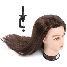 Hairdressing Head Practice Head for Hair Styling Braiding Hair Styling Haircut Makeup Practice Head 65 cm