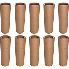 Empty sleeves and jars made of kraft paper for lipstick, deodorant, ointment - lip care + cream make yourself - set sleeve and tin made of cardboard mix for sustainable DIY natural cosmetics