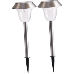 Hemobllo Pack of 4 Light The Lawn Lamp Driveway Lamp Outdoor Solar Powered Garden Lights Solar Solar Landscape Light Garden Lighting Solar Powered Outdoor Solar Light Outdoor Silver