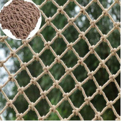 Children's Safety Net, Climbing Net, Stairs Balcony Fall Protection Net, Divider Ceiling Net, Playground Protective Nets, Obstacle Protection, Garden Fence Net, Decorative Hemp Rope Net Indoor