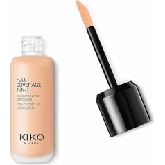 KIKO Milano Full Coverage 2-in-1 Foundation & Concealer 17 - N 35 | 2-in-1 Foundation with Concealer, High Coverage
