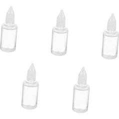 Beaupretty Pack of 5 Wig Glue Remover Removes Hair Glue Tape in Hair Extensions Hair Glue for Wigs Extension Tape Tape in Extension Remover Wig Tape Transparent Liquid