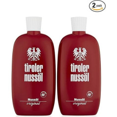 Tiroler Nussöl Original Double Pack 2 x 150 ml | The Original | Gives the skin a light, natural tan when applied