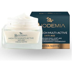 BIODEMIA High-Tech Multi-Active Face Cream, Anti-Ageing Night Cream with Bee Venom and Hyaluronic Acid, Quick Absorption, Promotes Expression Wrinkles, 50 ml