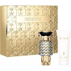 Paco Rabanne Fame 2-Piece Set for Women, (2.7 oz Eau De Parfum Spray + 3.4 oz Body Lotion)
