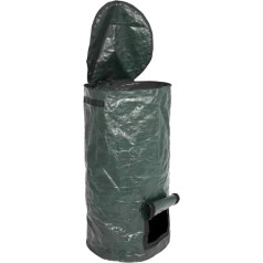 Eco-Friendly Compost Bag for DIY Waste Garden Waste Bin Reusable Garden Compost Container Kitchen Organic Ferment Compost Bags for Kitchen Yard Garden (100L)