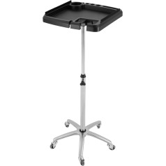 Hairdressing Trolley Hairdressing Trolley Cosmetic Trolley Cosmetic Trolley with Wheels Tattoo Trolley Cosmetic Trolley Rolling Hairdressing Work Trolley 28.54 - 43.31 Inch Adjustable