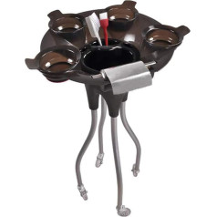 Salon Trolleys, Spa Hairdressing Trolley, Work Trolley, Cosmetic Trolley, Salon Hairdressing Appliances with 4 Colouring Bowls, Ideal for Hairdressing Salons, Shops, Medical Centres and Homes