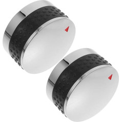 MILISTEN 2 Stück BBQ-Grillknopf grill zubehör grill ersatzteile Ersetzen Grillknöpfe Grill Drehknöpfe grillzubehör set elektrischer Kochfeldknopf Universelle Grillknöpfe Ofenknopf Abs