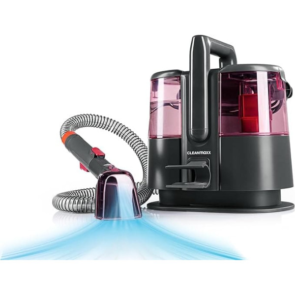 CLEANmaxx Upholstery and Carpet Cleaner Pro Power | 3-in-1: Washing Vacuum Cleaner, Carpet & Upholstery Cleaner | Spot Cleaner for Wet Cleaning | Stain Cleaner for Carpet, Car, Sofa, Upholstery