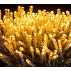 Avoalre fairy lights, Christmas lights for indoor and outdoor, copper wire with EU plug, 8 modes, waterproof, memory function for Christmas, garden party, birthday, wedding, warm white