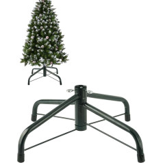 Ouvin Christmas Tree Stand 21 Inch Metal Christmas Tree Stand for Real Trees (Black Tree Stand Foot Covers Attached)