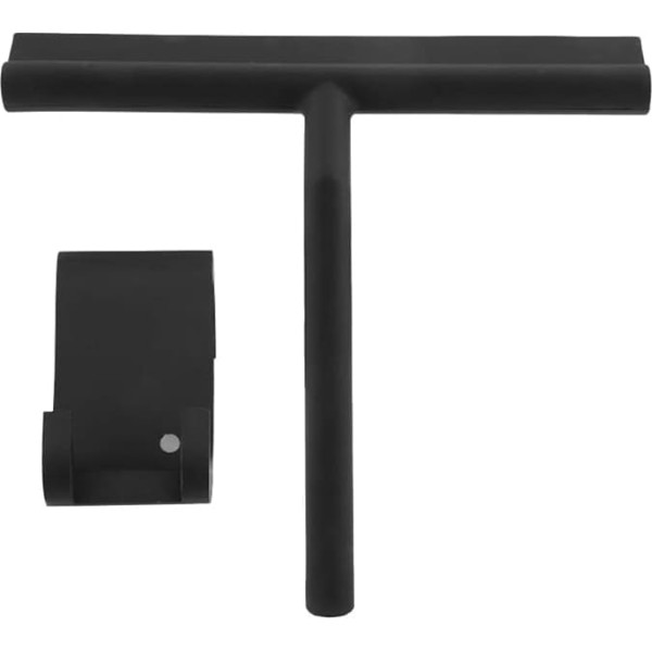 Stainless Steel Squeegee Bathroom Kitchen Car Glass with Hook Holder for Shower Doors, Bathroom, Window and Car Glass