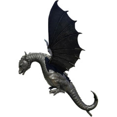 Garden Dragon Statue, Dragon Fountain Statue Resin Water Feature Sculpture Outdoor Dragon Craft Decoration Garden Fountain Ornaments Accessories Outdoor Yard Decoration