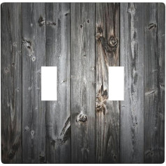 Lichtschalter-Abdeckung, Doppel-Kippschalter, dekorative Wandplatte, 2-Gang, für Mädchenzimmer, Schlafzimmer, Dekoration, 2-Lichtschalter-Design