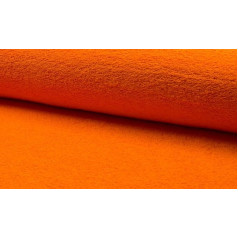 Double Sided Cotton TERRY TOWELLING Fabric Material - ORANGE