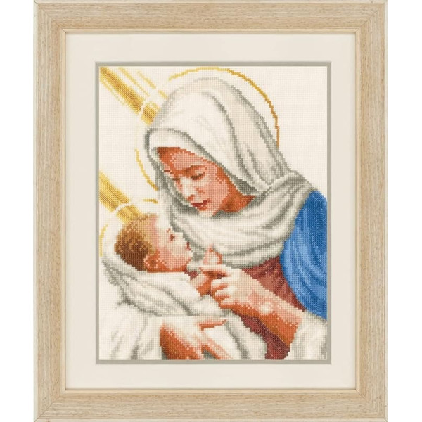 Vervaco Maria and Jesus Counted Cross Stitch, Multi-Colour