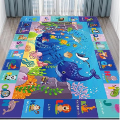 Baby Play Mat for Floor, Kids Carpet, Play Mat, Baby Crawling Mat, Educational Tummy Time, Soft ABC Play Mat for Toddlers, Infants, Kids Rug for Playroom, Classroom